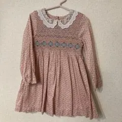 next 花柄ワンピース 長袖 ピンク