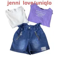ジェニィラブ パンツ Tシャツ 140cm ユニクロ Tシャツ 150cmのサムネイル