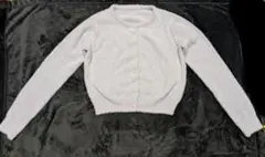 GRL ラメフェザーニットカーディガン kz443