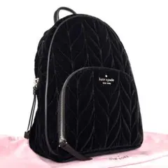 極美品　ケイトスペードニューヨーク　バックパック　リュック　ベロア