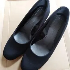 黒雨晴パンプス