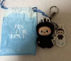 【R】POP MART PIN FOR LOVE ラブブ イニシャル R