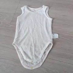 UNIQLO ベビー肌着 メッシュ 70cm ホワイト ロンパース