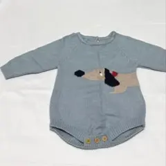 ベビー ニットロンパース 3-6M