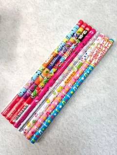 キャラクター鉛筆8本セット