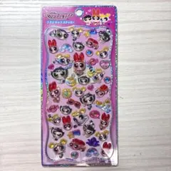 【正規品】　パワパフ　パワーパフガールズ　プチドロップステッカー　ピンク　シールのサムネイル