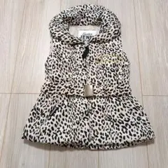sisterJENNI ヒョウ柄ダウンベスト 110センチ