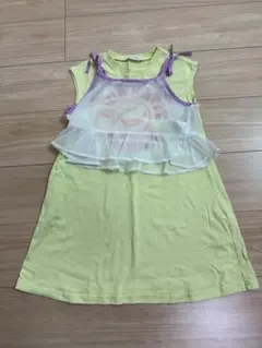 ワンピース&キャミソールセット120