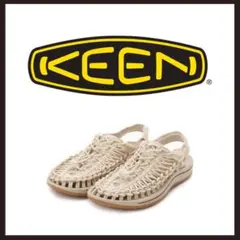 ○★新品 未使用 KEEN ユニーク キャンバス 定番アウトドアサンダル