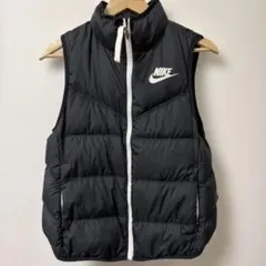 NIKE 00s ナイキ ダウンベスト L レディース 黒 ブラック 肉厚 NIKE 00s ナイキ ダウンベスト L レディース 黒 ブラック 肉厚 nike ベスト
