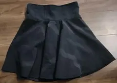 GRL 黒ミニフレアスカート S
