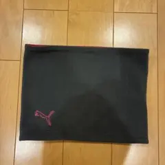 Puma フリースネックウォーマー グレー &ピンク