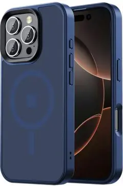 Phone 16 Pro Max ケース 透明 マグネット搭載 ワイヤレス充電