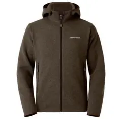 モンベル クリマプラス ニットパーカ Men's L ダークブラウン