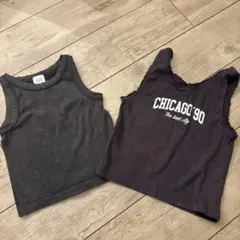 ZARA タンクトップ2枚セット 8-9Yサイズ
