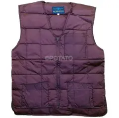 【新品】ダウンベスト （ダウンアンダーベスト） Mサイズ　ファスナーYKK