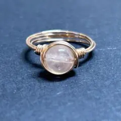 WR72LPG 天然石 パワーストーン ワイヤーリング ブルームーンストーン