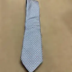 dunhill 水色 シルク ネクタイ　ペイズリー