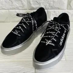 【極美品】adidas Super Sleek 厚底スニーカー　黒 24.5