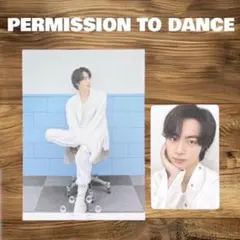 BTS JIN トレカ PERMISSION TO DANCE ジン カード　②
