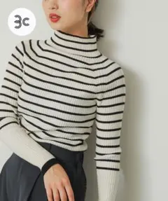 センスオブプレイスバイアーバンリサーチ　ストレッチリブハイネックセーター