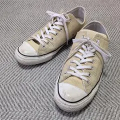 g*1様 CONVERSE REACT コーデュロイ ベージュ 27.5cm