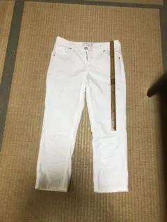 七分丈パンツ　白　Sサイズ