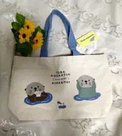 鳥羽水族館 トートバッグ ファスナー付き 人気キラメイ アクアのサムネイル