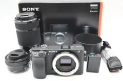 1576枚 ★美品★ SONY α6400 ダブルズームキット ブラック 即発送のサムネイル