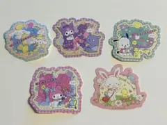 サンリオ キャラクターズ シールクッキー３ ステッカー 5枚セット売り