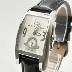 美品 希少 HAMILTON ブルック H334110 スモセコ クォーツ腕時計のサムネイル