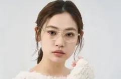 Zoff 伊達メガネ クリアレンズ 特徴的なクラウンパント 度なし