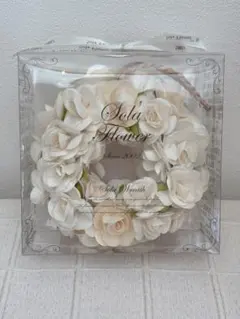 Sola Flower Wreath オリジナルローズ ホワイトのサムネイル