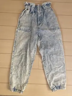 ライトブルー デニムパンツ M ウエスト64〜70