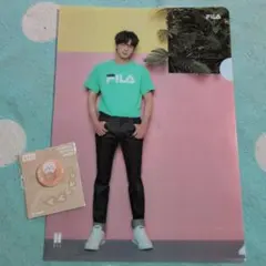 FILA JINクリアファイル&缶バッジ