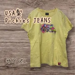 USA製　Dickies JEANS ディッキーズ グラフィックTシャツ　L