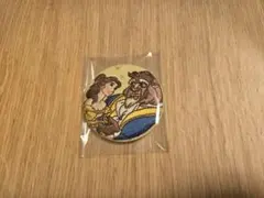 美女と野獣 刺繍缶バッジ ベル&野獣