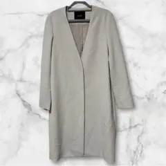 allurevilleアルアバイル　ノーカラー　Vカラー　ベージュ　スプリング春のサムネイル