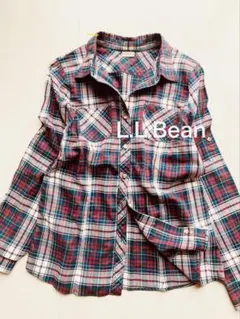 L.L.Bean エルエルビーン　シャツ　チェック柄　長袖　コットン　アウトドア