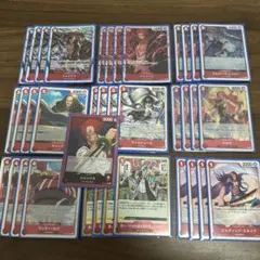 ワンピースカードゲーム 赤髪海賊団 デッキパーツセット - メルカリ