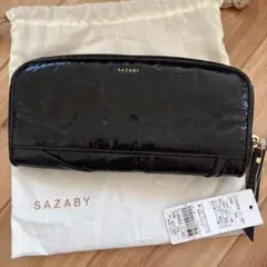 新品未使用　タグ付き　SAZABY ブラック 長財布　黒色　財布のサムネイル