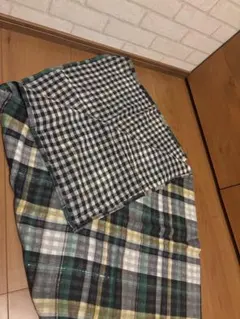 チェック柄ストール・ショール★リバーシブル