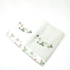 ウェッジウッド ウォッシュタオル 2枚 / WEDGWOOD ハンドタオル 刺繍