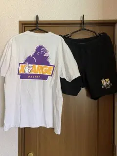 XLARGE FR2 限定　コラボ　Tシャツ＆ショートパンツセット #XLR2
