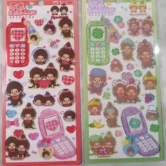 【正規品】平成はっぴ～フォンステッカー モンチッチ