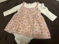 花柄ロンパース 95cmまで対応