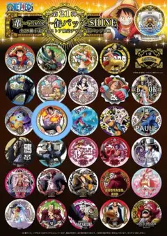 ワンピース 輩缶バッジ 第21弾 SHINE
