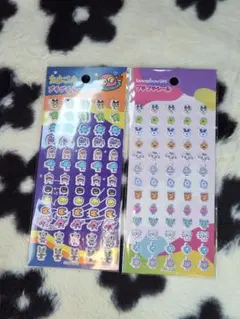 セリア たまごっち プチプチシール 2枚セット