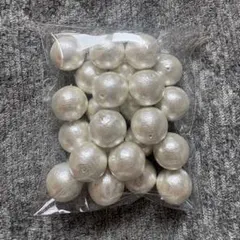 貴和製作所 コットンパール ホワイト 14mm 24個 ハンドメイド パーツ