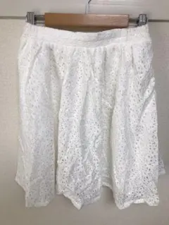 フラワーレース ミニスカート チュール アースミュージック☆新品 サマーセール